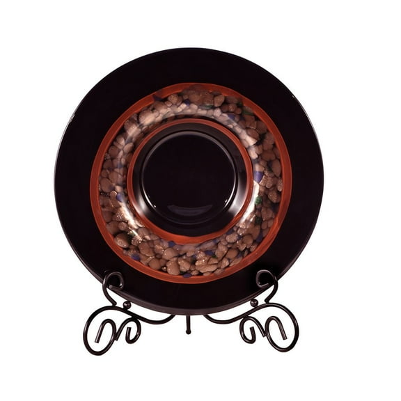 Dale Tiffany Ebony Charger Plate Multicolor in finish