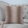 thumbnail image 4 of Brown Ombre 18x18 Pillow Covers Set of 2, Farmhouse Brown Gradient Modern Art Throw Pillow Covers Decorative Couch Cushion Case, Microfiber Square Pillowcases for Bedroom Car Living Room, 4 of 7