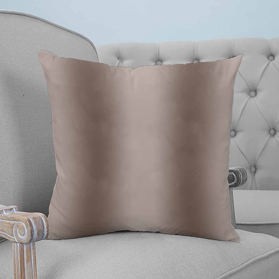 Brown Ombre Throw Pillow Covers, Soft Pillowcases with Invisible Zipper, Modern Abstract Art Farmhouse Gradient Decorative Square Pillow Cushion Covers for Living Room Couch Sofa Bed 24x24 Inches