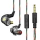 thumbnail image 5 of Bearachild Auricular con cable Estuche de metal Botón de control de 1,2 m Cable de fibra Auricular de alta Escucha de música Llamada Cables de audio/vídeo Negro, 5 of 6