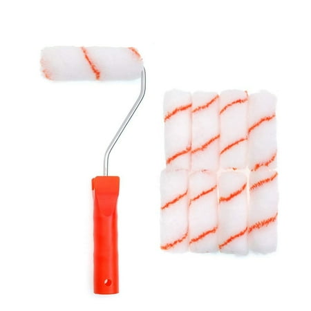 4 Inch Mini Paint Roller Kit Foam Paint Roller Wall Painting Tool Roller Home Repair Professional Painting