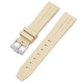 thumbnail image 1 of Correa de reloj de goma de color de 20 mm compatible con Swatch X Omega Mission To The Moon-Beige- Teléfono móvil Teléfono móvil Accesorios para teléfonos móviles, 1 of 4