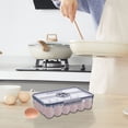 thumbnail image 2 of TIMIFIS Fresh Keeping Eggs Box with Timer, High-Grade Food Storage Container, Used for Refrigerator, with Freshness Timer Cover And, Suitable for Keeping Fresh At Regular Kitchen Utensils & Gadgets, 2 of 3