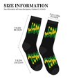 thumbnail image 3 of Unisex Jamaican Logo Novelty Ankle Socks Colorful ComfortSoft Lightweight Sports Athletic Socks, 3 of 7