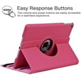 thumbnail image 3 of Rotating Case for New iPad 8th Gen (2020) / 7th Generation (2019) 10.2 Inch - 360 Degree Rotating Smart Protective Stand Cover with Auto Sleep/Wake, Hot Pink, 3 of 8