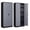 Black Grey + 2 Door-71"-2, variant on Metal Storage Cabinet, Storage Cabinet with 2 Doors and Shelves, Metal Cabinet with Lock, Small Lockable Cabinet for Home Office (Black Grey)