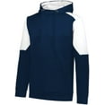 thumbnail image 4 of Holloway Sportswear 2XL Blue Chip Hoodie Navy/White 222540, 4 of 5
