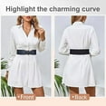 thumbnail image 4 of Waist Cincher PU Waistband Girdle Elegant Belt Dress Cowgirl Modern Elastic, 4 of 11