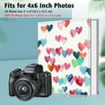 thumbnail image 2 of Fintie Photo Album 4x6 Photos - 300 Pockets Large Capacity Premium Vegan Leather Photo Book Cover for Family Wedding Anniversary Baby Vacation Pictures, Raining Hearts, 2 of 9