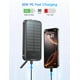 thumbnail image 4 of Batería externa SOXONO, 4000 mAh, solar, carga rápida, 20 W, color negro, 4 of 9