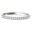 thumbnail image 4 of MauliJewels 0.20 CT Natural Round Diamond Wedding Band, 4-Prong Setting, 14K Rose White & Yellow Gold Ring for Women, Lightweight Ring, 4 of 6