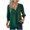 Green, variant on Summer Akafmk 3/4 Sleeve Shirts for Women,Summer Womens Chiffon Top,Spring Summer V-Neck Fashion T-Shirt Solid Color Casual for Women