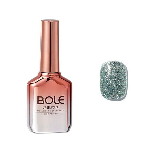 16ml Nail Art Polish Sparkling Long Lasting Shiny Visual Effect Fast Dry DIY Non-Fading Dazzling Manicure Glitter Polish for Nail Salon