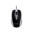 thumbnail image 2 of Verbatim Corded Notebook Optical Mouse - Souris - Ergonomique - Optique - 3 Boutons - Filaire - USB - Argent, 2 of 4