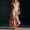 Pink, variant on ClodeEU Women's V Neck Sleeveless High-Low Ruffle Maxi Dress,Elegant Flowy A-Line Party Dress Beige,Women's Plus L