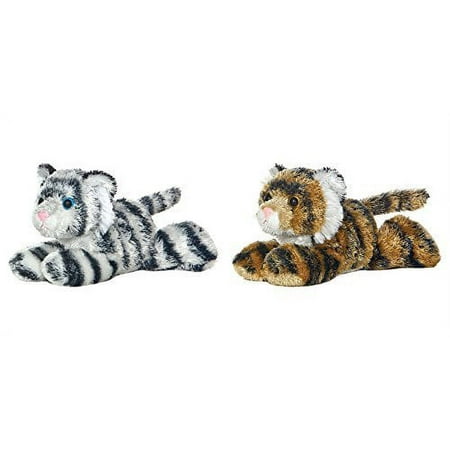 Aurora Bundle Of 2 Plush Animals 8 Tanya Tiger And Shazam White Tiger