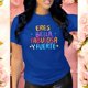 thumbnail image 3 of Playera Blusa Mujer con Frase Positiva Eres Bella Fabulosa y Fuerte Moda Casual Inspiradora Color Azul Talla Mediana Marca Emil SaEs, 3 of 4
