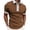 Coffee, variant on VgaVtl Summer Mens Polo Shirt Big and Tall Short Sleeve Zipper Casual Outdoor Teeshirts for Men Color Block Collared