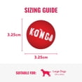 thumbnail image 4 of Pack de 2 bolas KONG Floppy Knots & Signature de Pet Supplies, 4 of 7