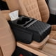 thumbnail image 1 of Funda de consola central de coche FREESOO para reposabrazos de piel negra, 1 of 9