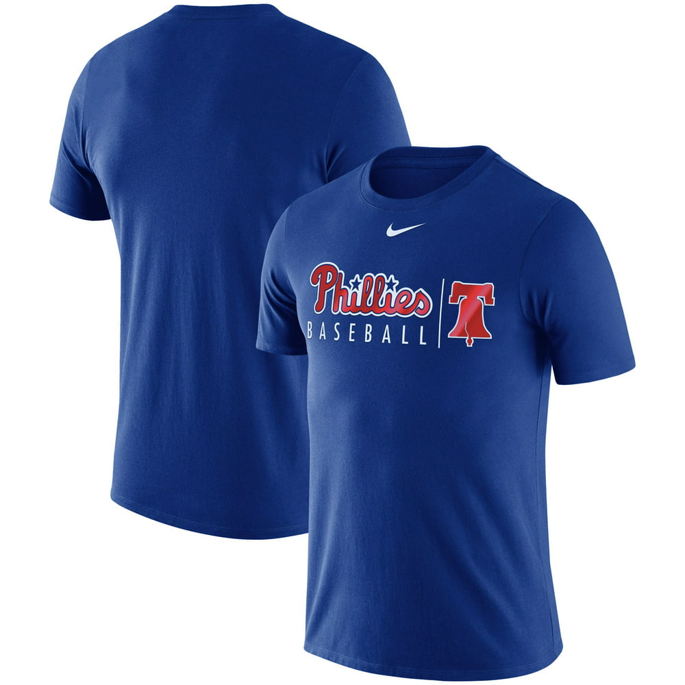 Philadelphia Phillies Nike MLB Practice T-Shirt - Royal - Walmart.com ...