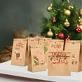thumbnail image 6 of Advent Calendar For Filling With 24 Paper Bags Christmas Number Stickers Wooden Clips And Jute String DIY Craft Present Bags 24PCS, 6 of 6