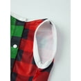 thumbnail image 6 of Family Matching Christmas Pajamas Reindeer Long Sleeve Tops Plaid Pants, 6 of 9