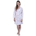 thumbnail image 2 of Metropolitan Womens Nightgown and Robe Set Matching Gown and Robe Sets - Rose Bouquet, Large, 2 of 9