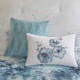 thumbnail image 6 of Adella Teal 7 Piece Cotton Printed Comforter Set, 6 of 12