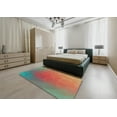 thumbnail image 5 of Ahgly Company Machine Washable Indoor Rectangle Transitional Grapefruit Red Area Rugs, 4' x 6', 5 of 7