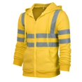 thumbnail image 4 of Men Class 3 High Visibility Sweatshirt Reflective Safety Hoodie Windproof Pullover Work Hoodie with Pocket, 4 of 5
