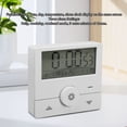 thumbnail image 3 of Horloge Électronique LED, Design Moderne, 3 Alarmes, Répétition, Affichage de la Température, Matériau ABS, Format 12/24H, Options de Son d'Alarme, Répétition 5 Min, 23H 59M 29S Compte à Rebours, Prise, 3 of 7