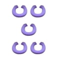 thumbnail image 1 of Transemion Durable Bathroom Pad Tear-resistant And U/O Shape Options Wear-resistant Purple 5Set, 1 of 6