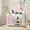 Pink, variant on Arlopu Kids Pretend Play Kitchen Set, Ultimate Interactive Wooden Kitchen Playset for Toddlers Ages 3+