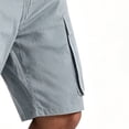 thumbnail image 5 of Sheghy Cargo Shorts for Men 100%Cotton Men Solid Faddish Summer Casual Multiple Pockets Elastic Waist Sport Outdoors Shorts Pants, 5 of 5