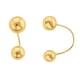 thumbnail image 1 of Broqueles Curvo (telefono) Bolitas Oro De 10 K Joyeria M De Leon Broqueles Curvo (telefono) Bolitas, 1 of 2