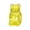 Yellow, variant on Purple Glitter Bear Squishy Toy with Slow Rising Design, 3 Inch, Purple, for Students, Relaxation Relief Squeeze Toy