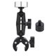 thumbnail image 1 of Mini RV Ladder Rack, ABS Aluminum Alloy Multi-function Adjustable Ladder Rack for Trailer Yacht Silver, 1 of 4