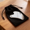 thumbnail image 5 of Stainless Steel Gua Sha Facial Tools Guasha for Face Metal Gua Sha Tighten Skin Massage Guasha Beauty Tool for Body Eyes Neck Massager with Travel Pouch Skin Care Gifts, 5 of 6