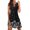 White, variant on Hontri Dresses for Women 2025 Women Summer Casual Sleeveless Floral Print Hollow Out V Neck Sundress Loose Beach Dress Womens Dresses Black,L