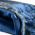 thumbnail image 2 of Navy Blue Pillow Covers 22X22inches Gold Splashed Decorative Throw Pillow Covers Soft Accent Jacquard & Velvet Cozy Pillow Cover 1Piece, 2 of 6