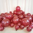 thumbnail image 6 of Burgundy Balloons 12 inch Latex Balloons for Birthday Wedding Anniversary Festival Party Decorations 53 pcs, 6 of 6