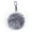 Grey, variant on Fashion Faux faux Pom-Pom 3" Plush 1-Piece Accessory Multi-Color Options