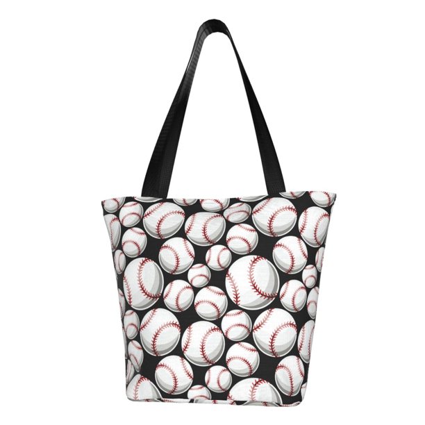 Disketp Cute Baseball Bolsa de Hombro Casual para Mujer, Bolso Cruzado para Compras, Viajes y Uso Diario