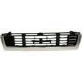 thumbnail image 1 of Grille For Toyota 1989-1991 Pickup Center Chrome w/ Black Insert Plastic, 1 of 6