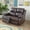Brown-2Seater, variant on Power Reclining Loveseat, Breathable Leather Electric 2-Seat Recliner with Adjustable Backrests for Living Room, Brown