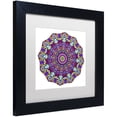 thumbnail image 2 of Trademark Fine Art "The Sigh Mandala" Canvas Art by Kathy G. Ahrens, White Matte, Black Frame, 2 of 4