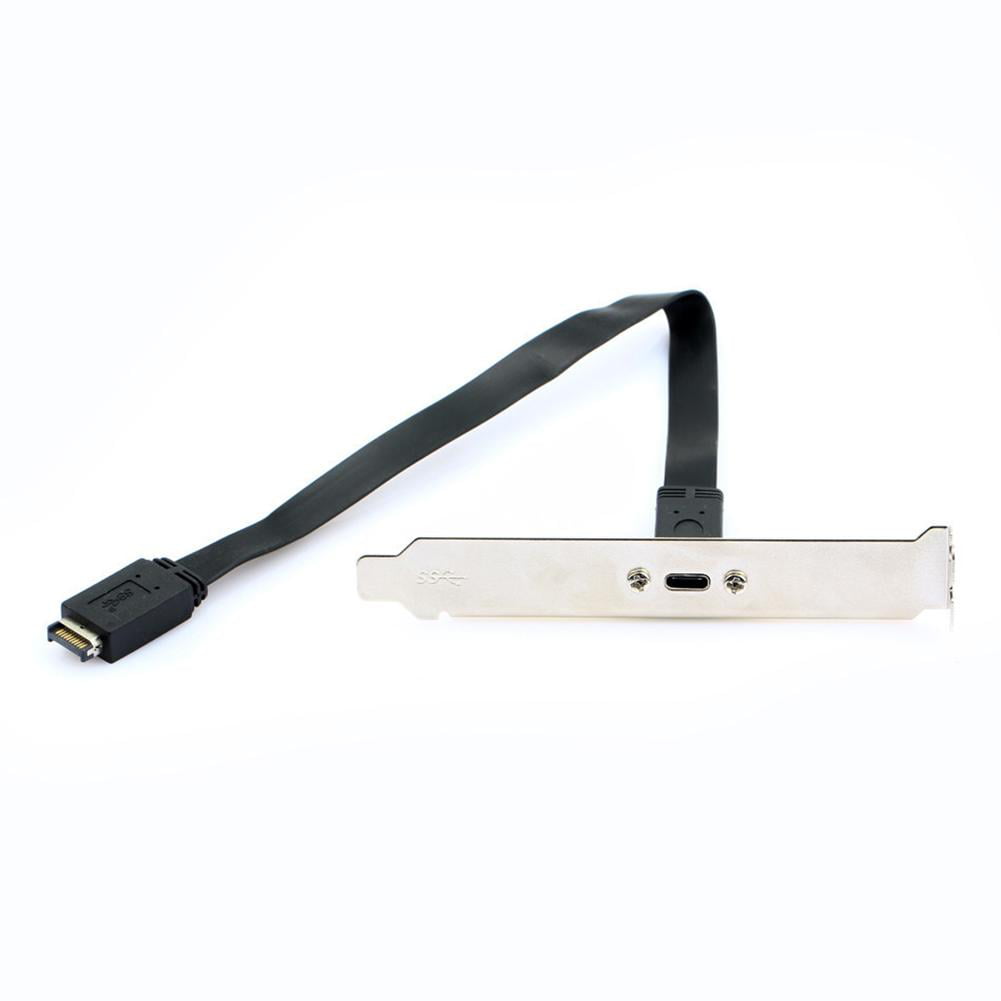 Motherboard Cable USB 3.1 Front Panel Header To USB 3.0 Type A Female  Extension Cable 50cm Panel Mount Type From Qianyiwo, $31.53