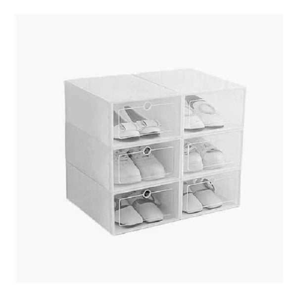 Zapatero Caja Organizadora De Zapatos Apilables 6 Piezas