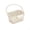 White, variant on Foldable Hanging Sink Drain Basket Stretchable Kitchen Colander with Flip Cover Space Saving Food Strainer, Multi-functional Faucet Storage Rack Draining for Fruits Vegetables Utensils